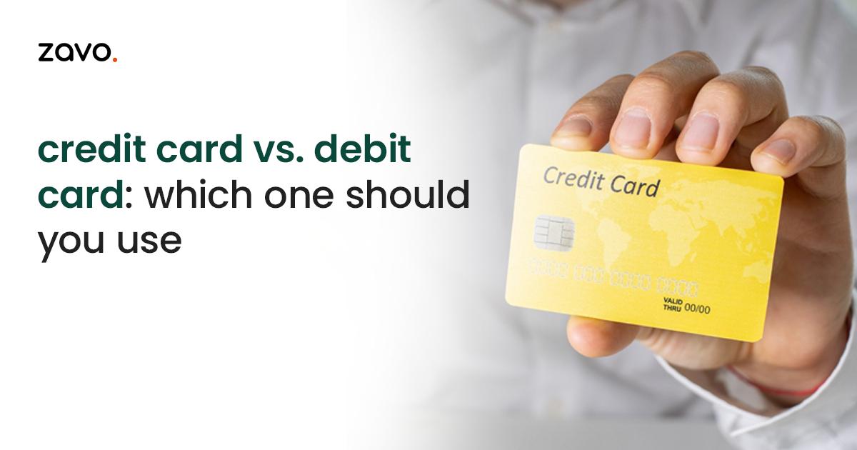 Credit Card vs. Debit Card: Which One Should You Use?